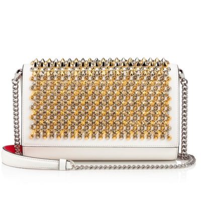 Bolsa Cruzadas Paloma Clutch Christian Louboutin Mujer - Blancos/Multicolor - 3200380BK01